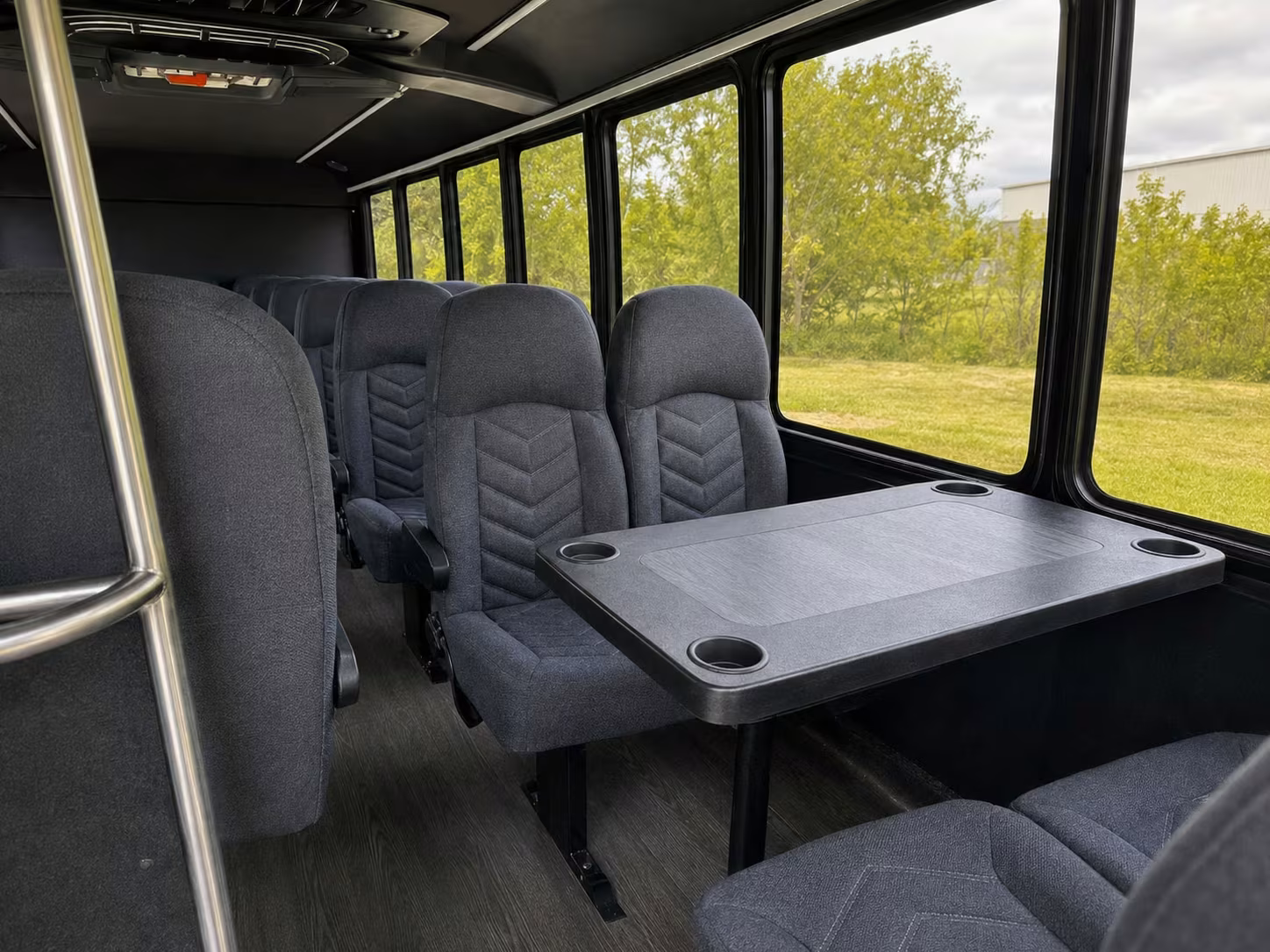 18 passenger minibus interior