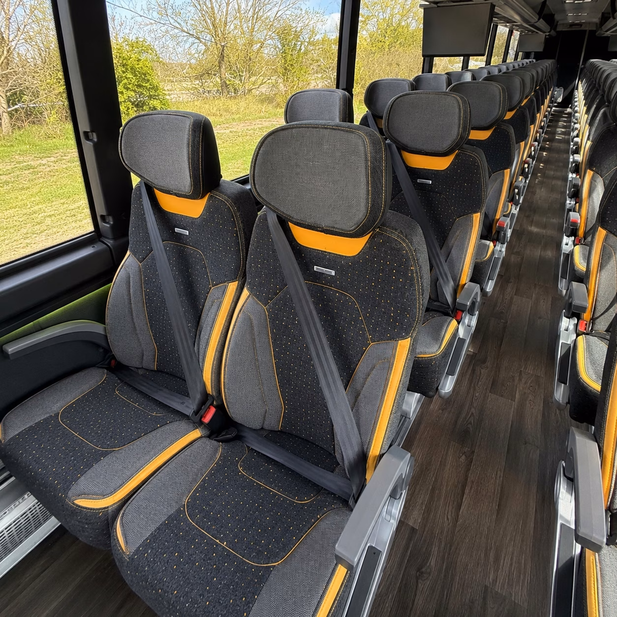 long distance charter bus rentals for santa maria sports teams