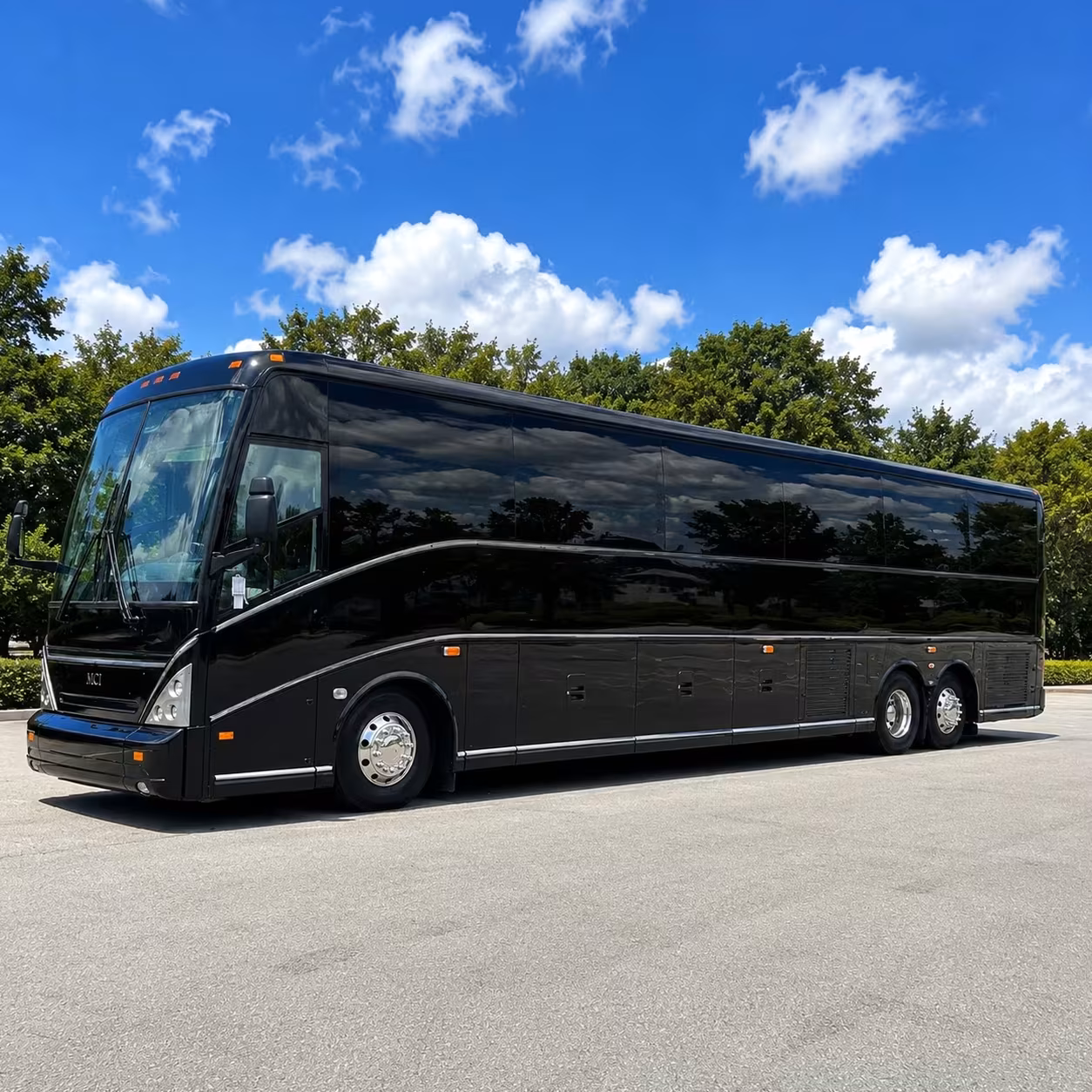 santa maria charter bus rental exterior