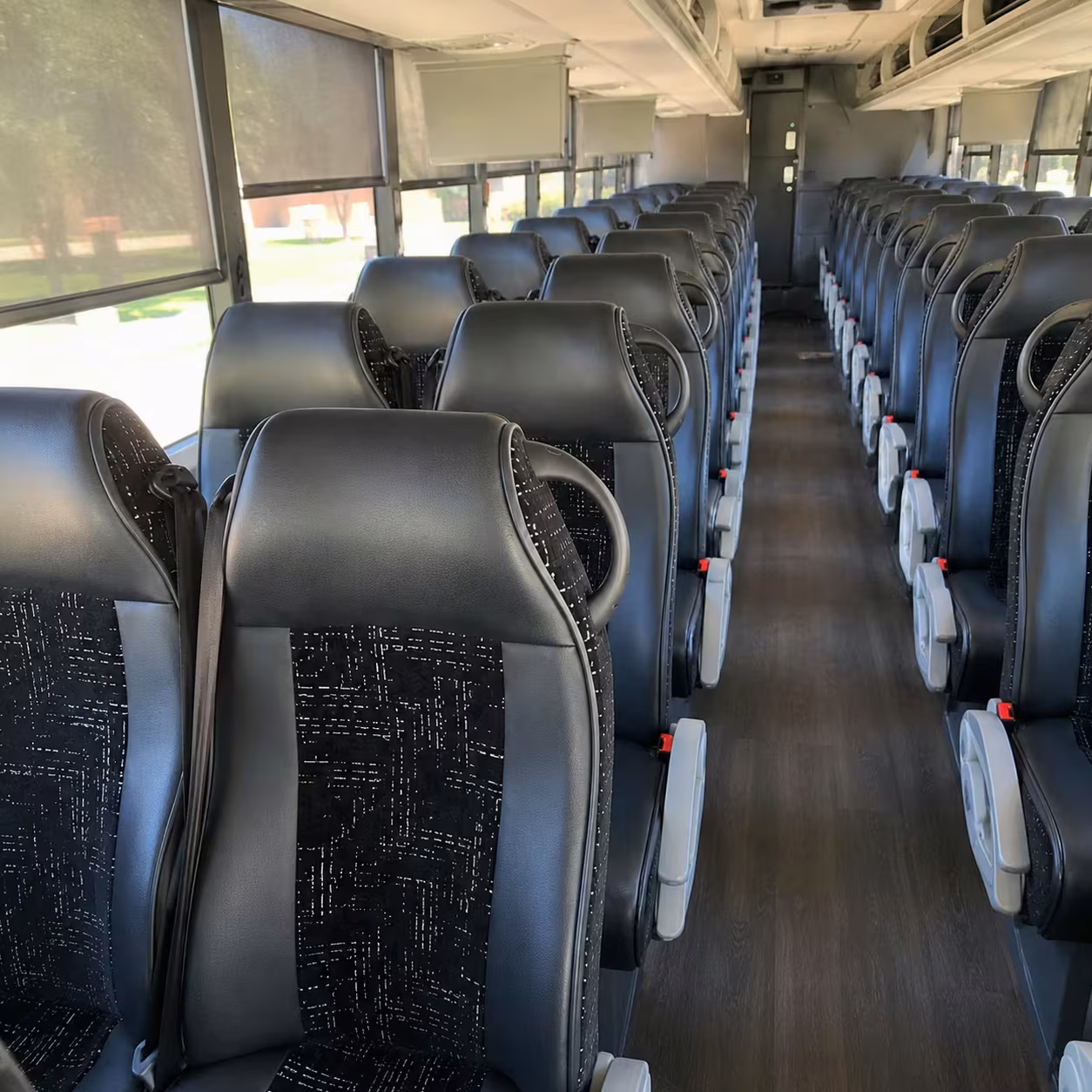 santa maria charter bus rental inside