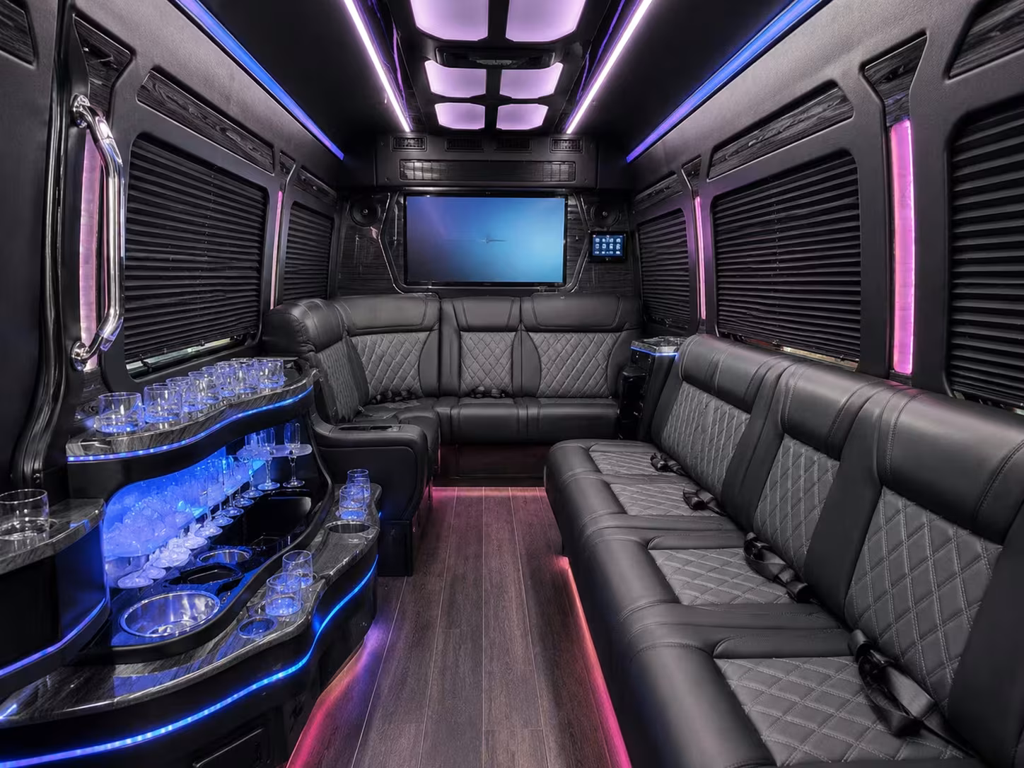sprinter van transportation for groups and events across santa maria